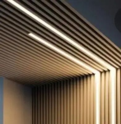 Panneau acoustique en fibres de polyester pour la conception de murs et de plafonds incendiaires intérieurs modernes