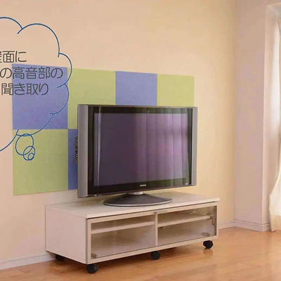 Panneau mural à l'épreuve du son couleur personnalisée absorption Panneaux acoustiques muraux en polyester en feutre