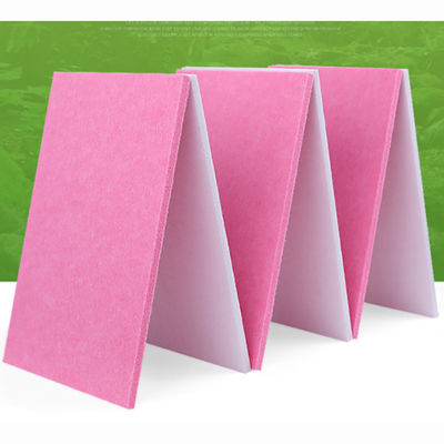 Tableau d'absorption du son en tissu de polyester de 25 mm pour panneau mural acoustique