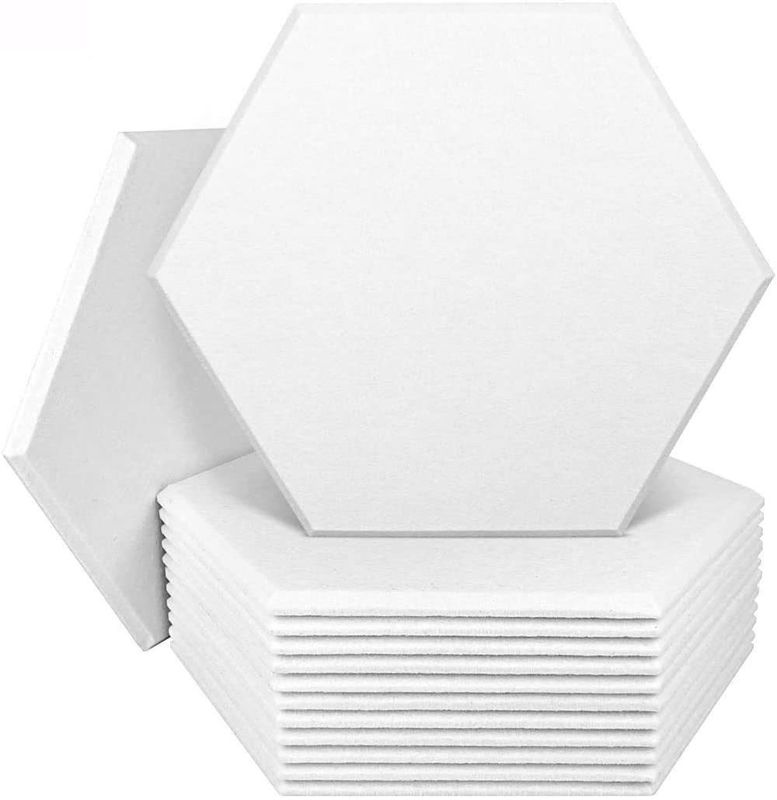 Panneaux muraux insonorisés en feutre d'animaux de compagnie Hexagon pour panneaux acoustiques à isolation acoustique