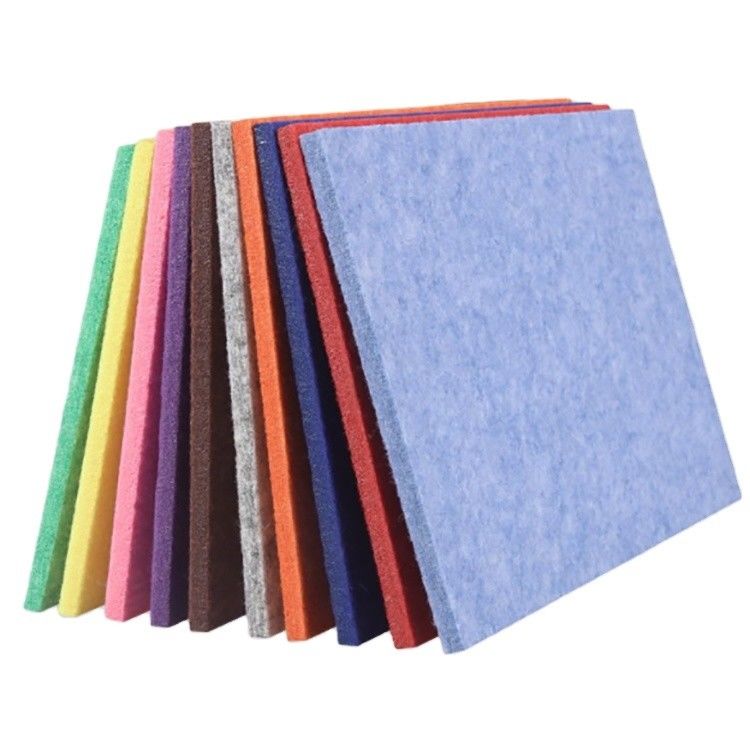 Tableau d'absorption du son en tissu de polyester de 25 mm pour panneau mural acoustique